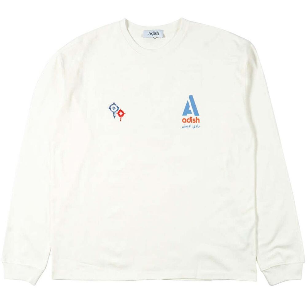 Adish Off White Nadi Lel-Tennis Long Sleeve Tshirt L